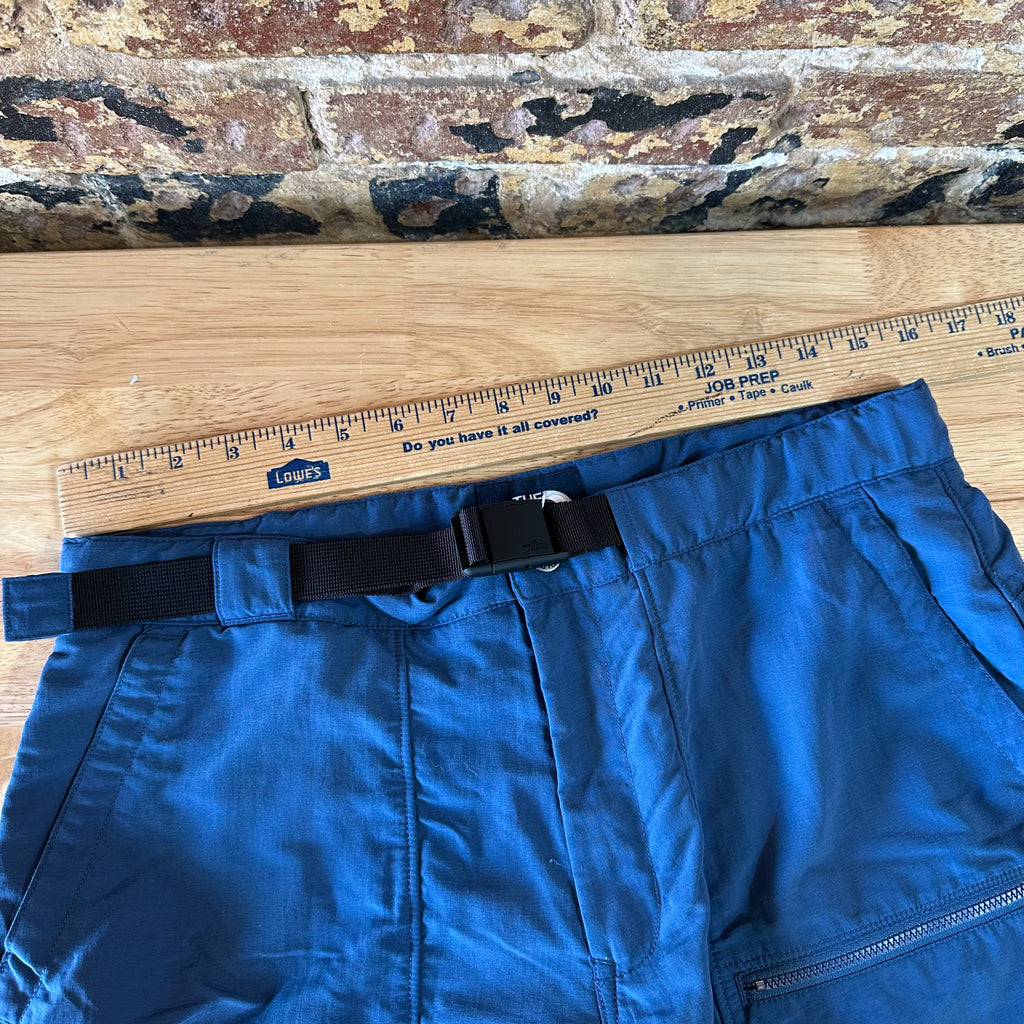 The North Face Shorts Men's 32 Blue belted Outdoor casual hiking
