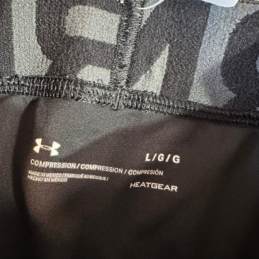 Under Armour Mens Large Black Pants Base Layer Compression