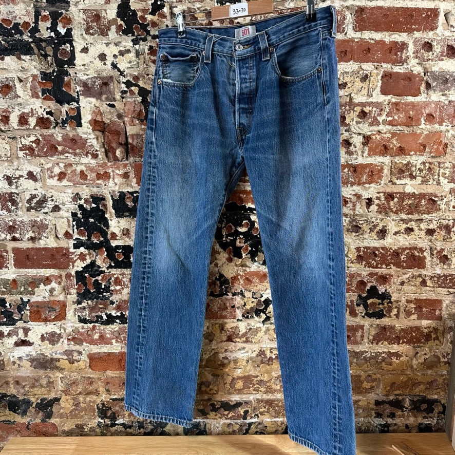 VTG Levi's 501 Mens 33x30 Blue Jeans 1999
