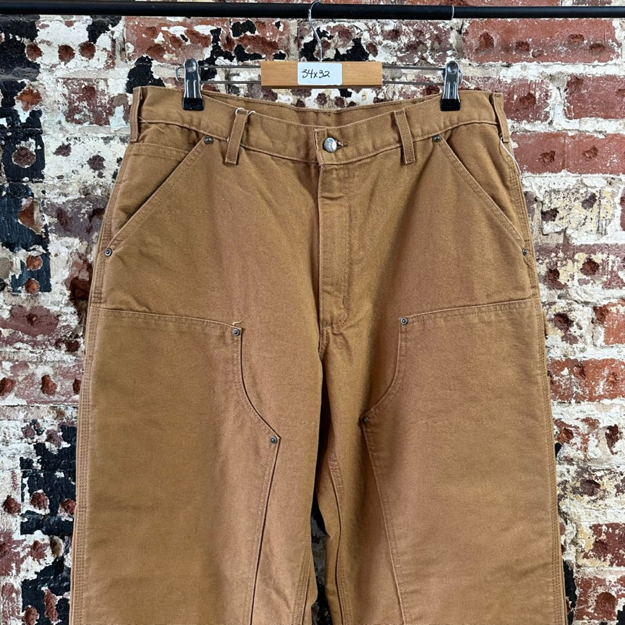 Carhartt B01 Mens 34x32 Brown Pants NEW