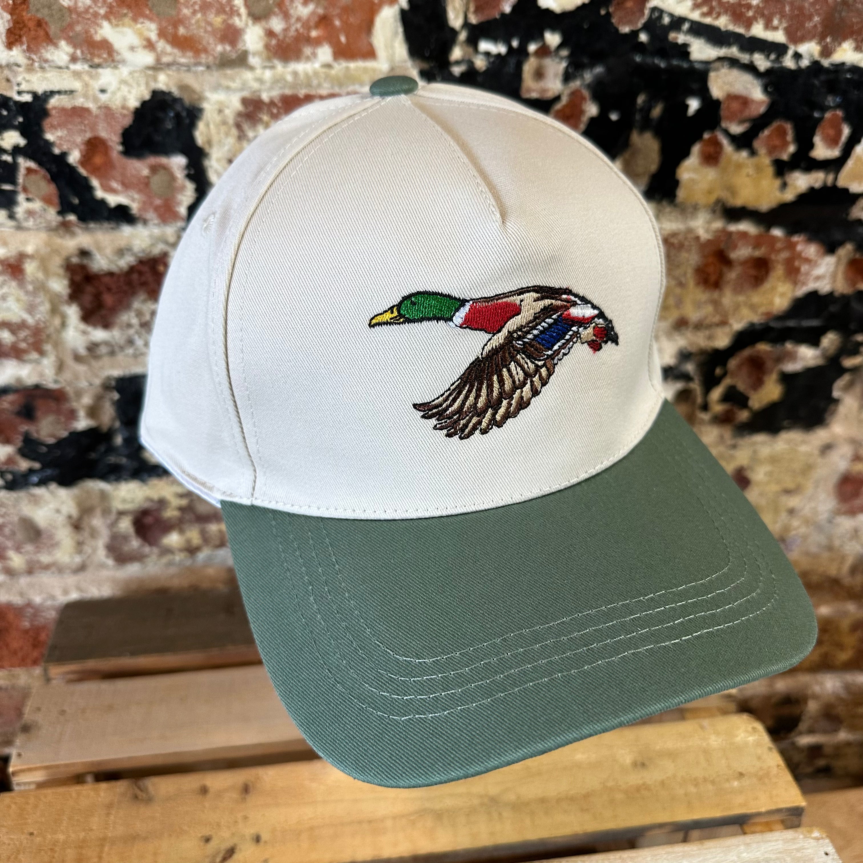 Mallard Hat Green Cream NEW