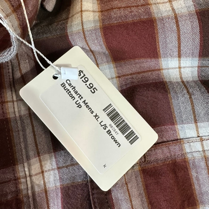 Carhartt Mens XL Long Sleeve Button Up