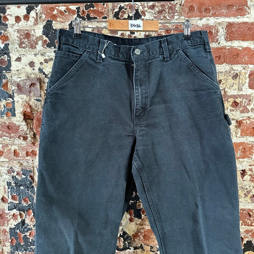 Carhartt B11 BLK Mens 34x32 Black Pants