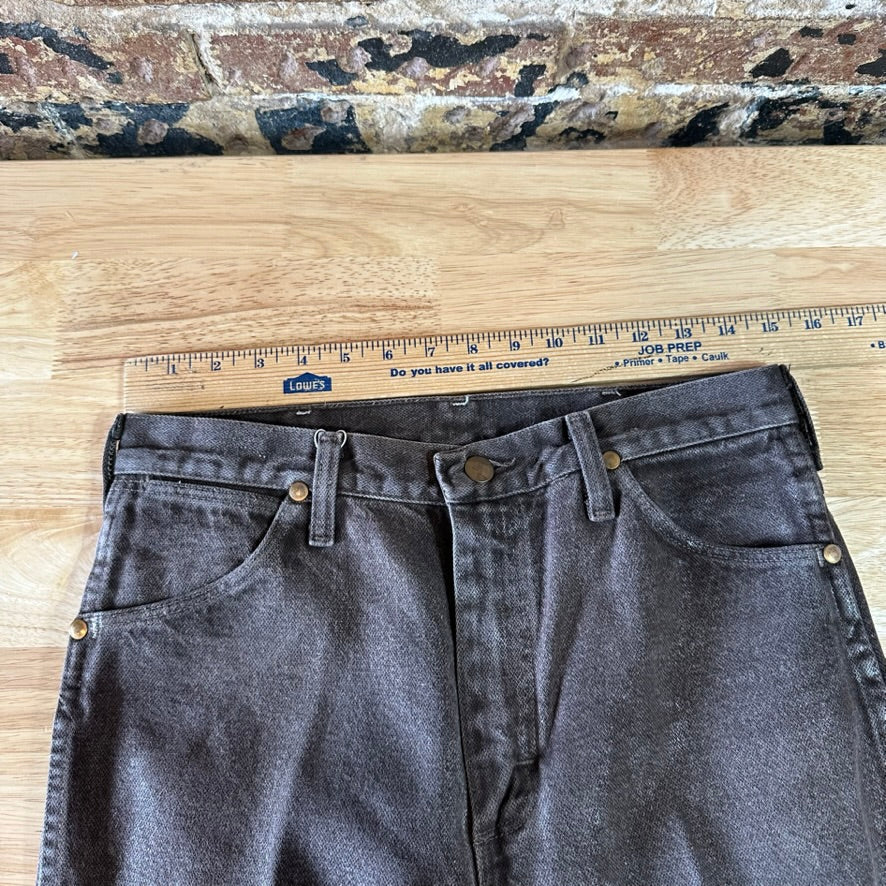 Vintage Wrangler Mens 31x32 Brown Jeans