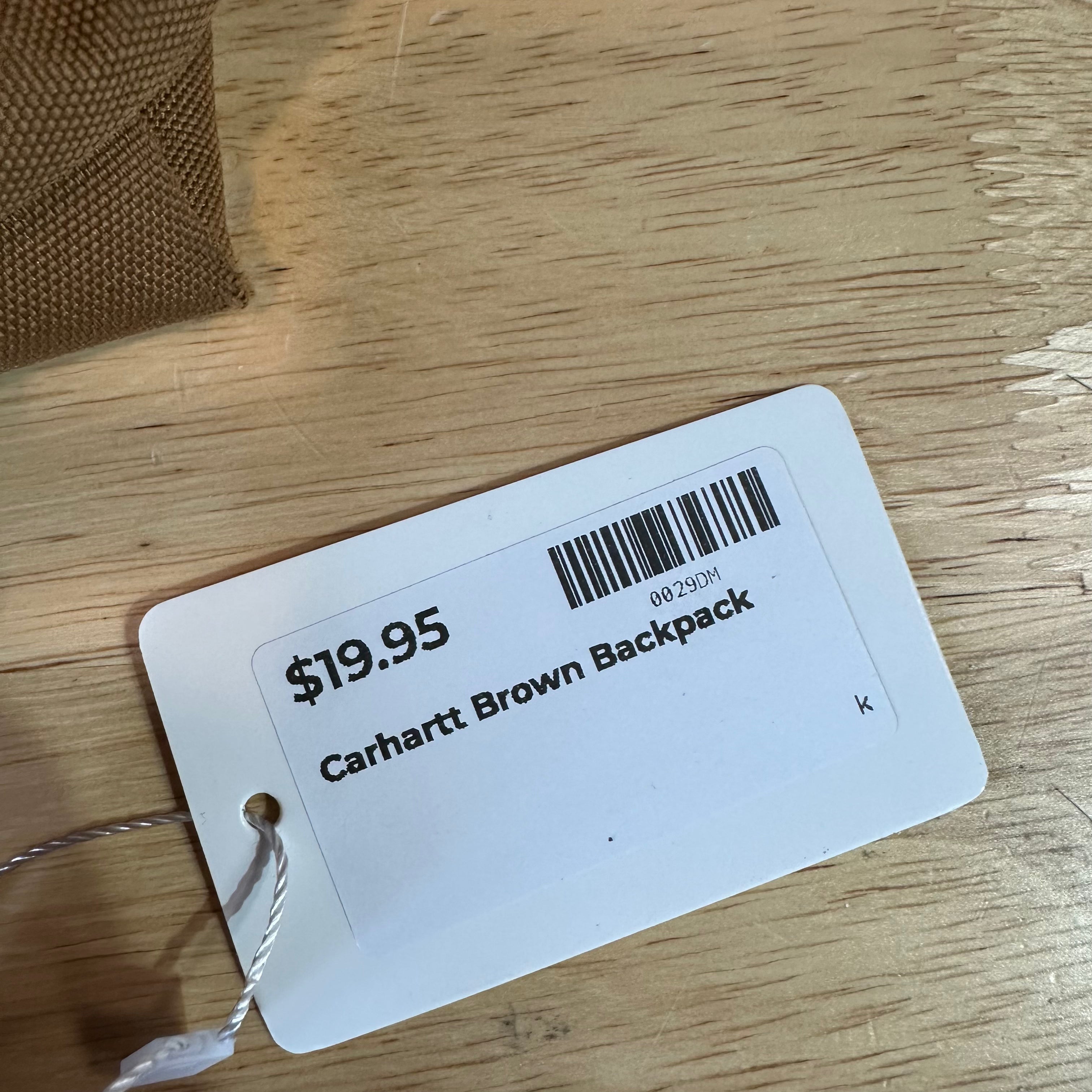 Carhartt Brown Backpack