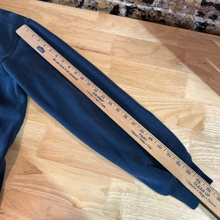 Carhartt Blue Zip up Sweatshirt Mens Medium