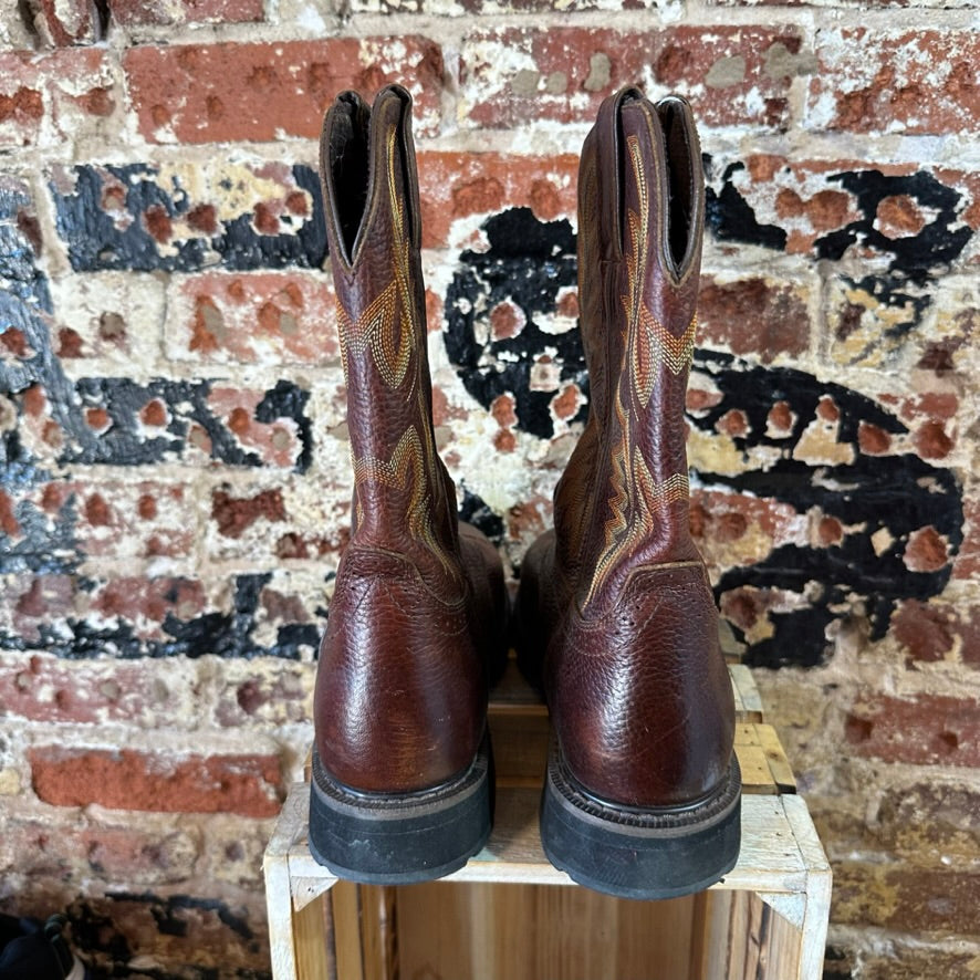 Justin Mens 10.5 Brown Boots