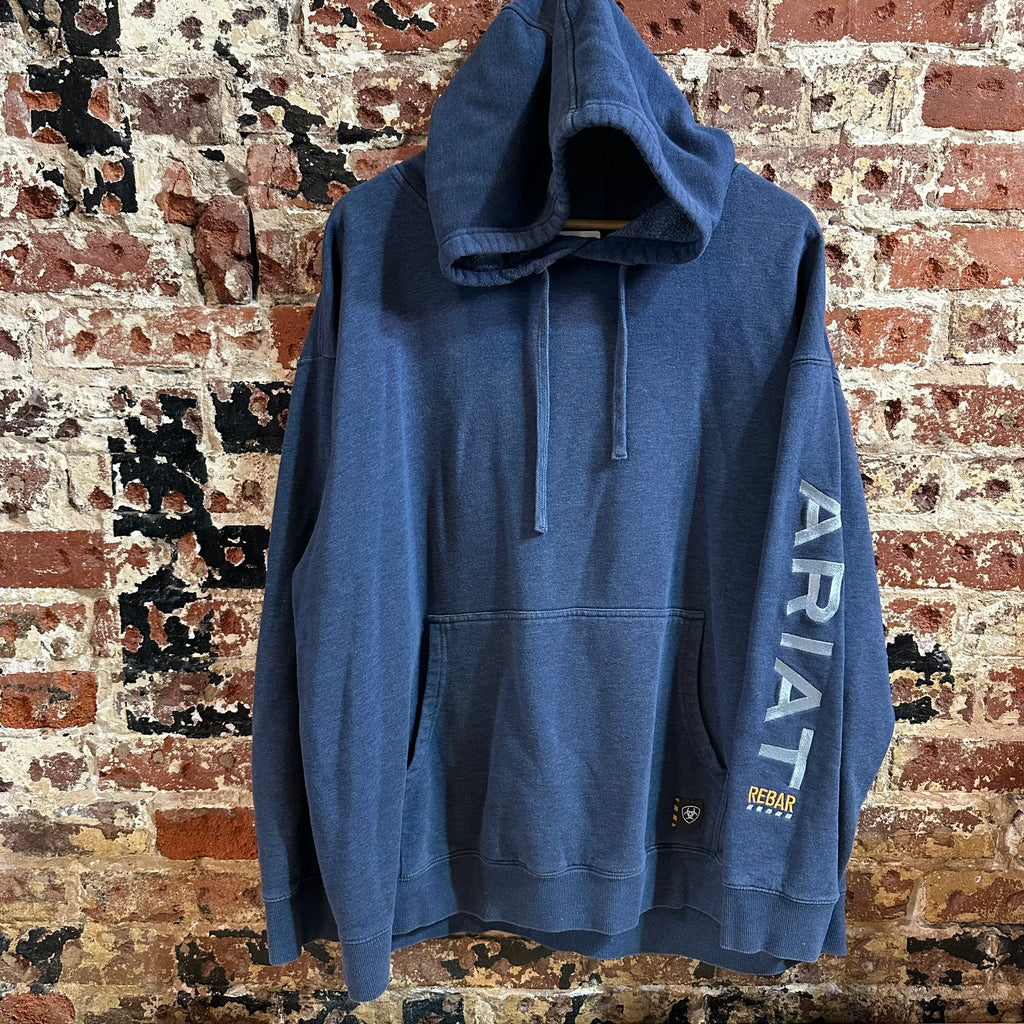 Ariat Rebar Blue Hoodie 2XL
