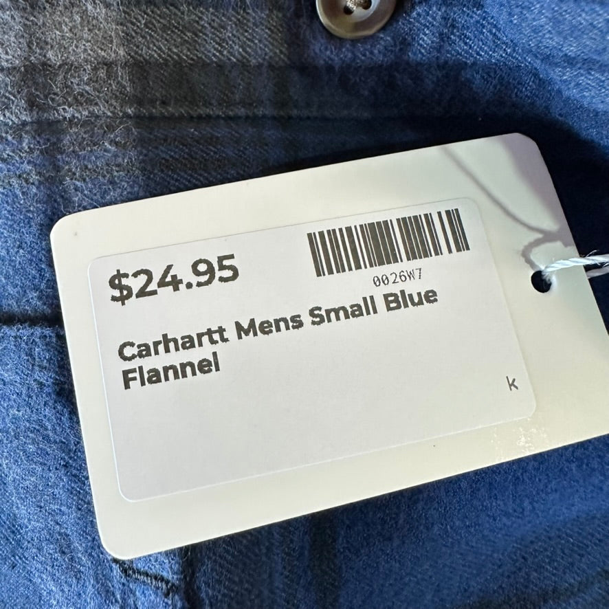Carhartt Button Up Shirt Mens Small Flannel