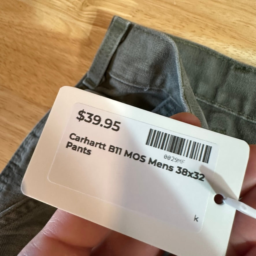 Carhartt B11 MOS Mens 38x32 Pants