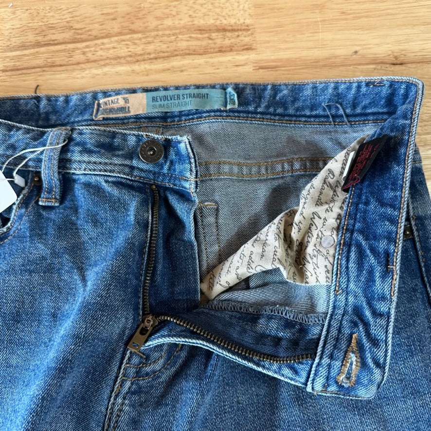 Rock N Roll Mens 32x32 Blue Jeans