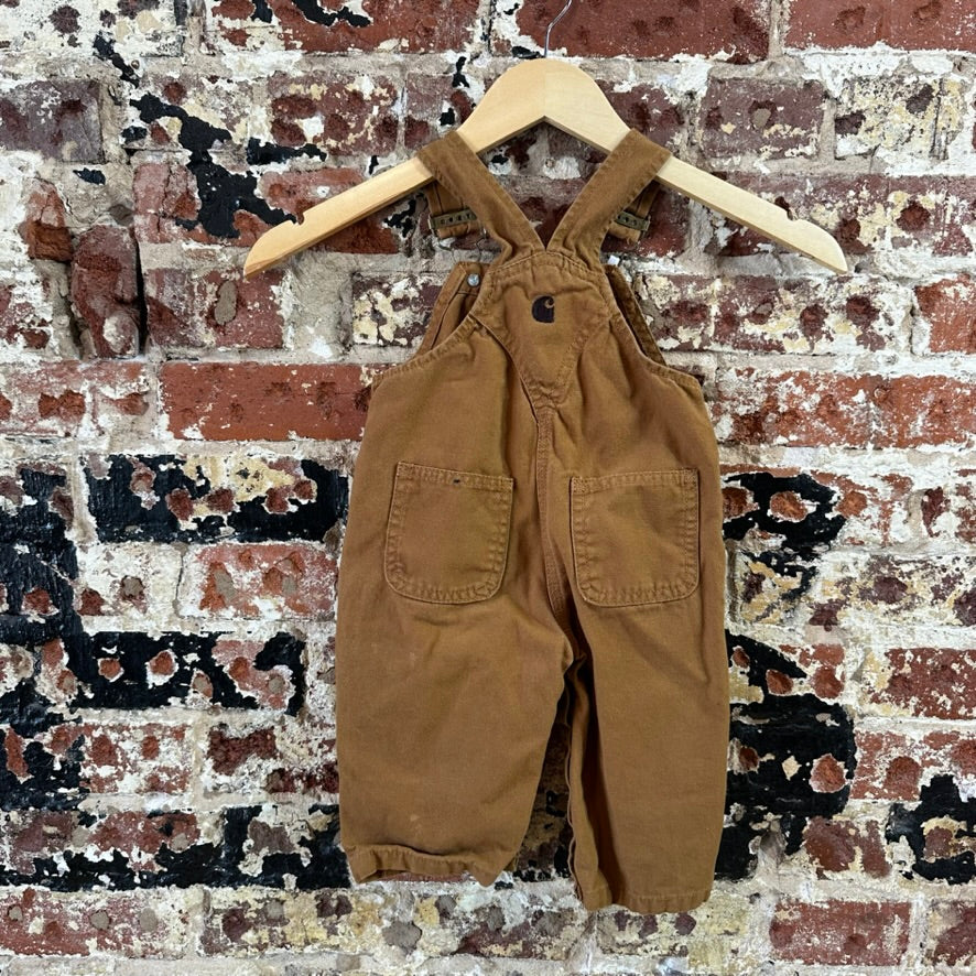 Carhartt Brown Bibs Boys 9M