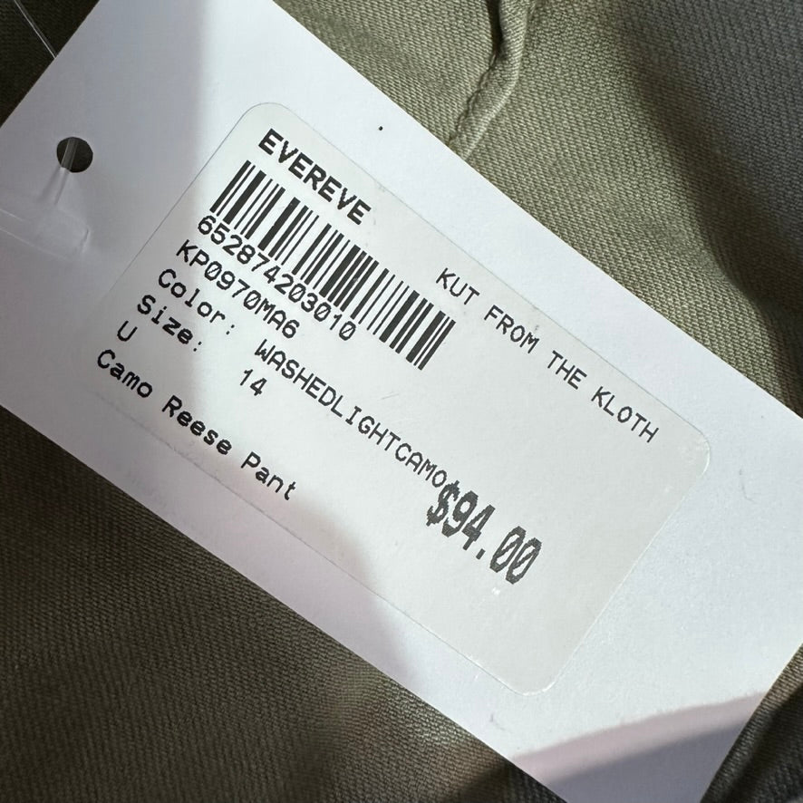 KUT Womens 14 Camo Pants NEW