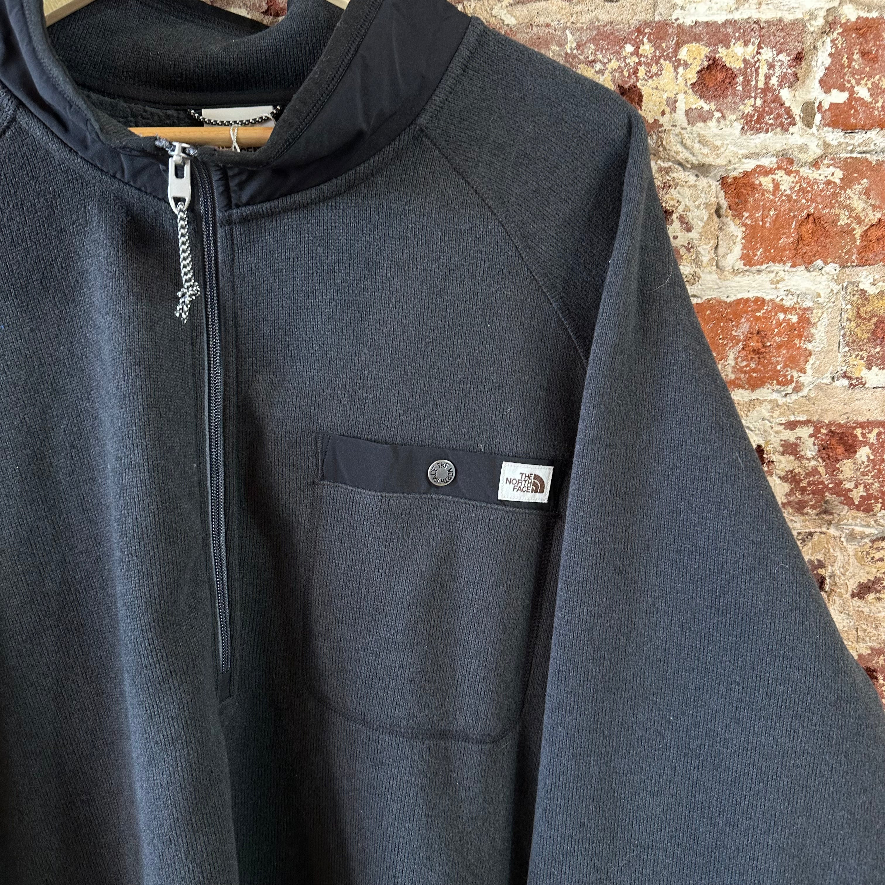 The North Face Pullover 1/4 Zip Mens 3XL Black Fleece Better Sweater Long Sleeve