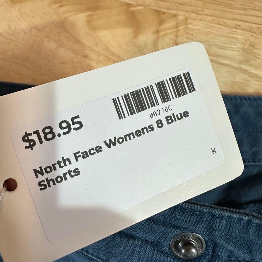 North Face Women's 6 Blue Shorts