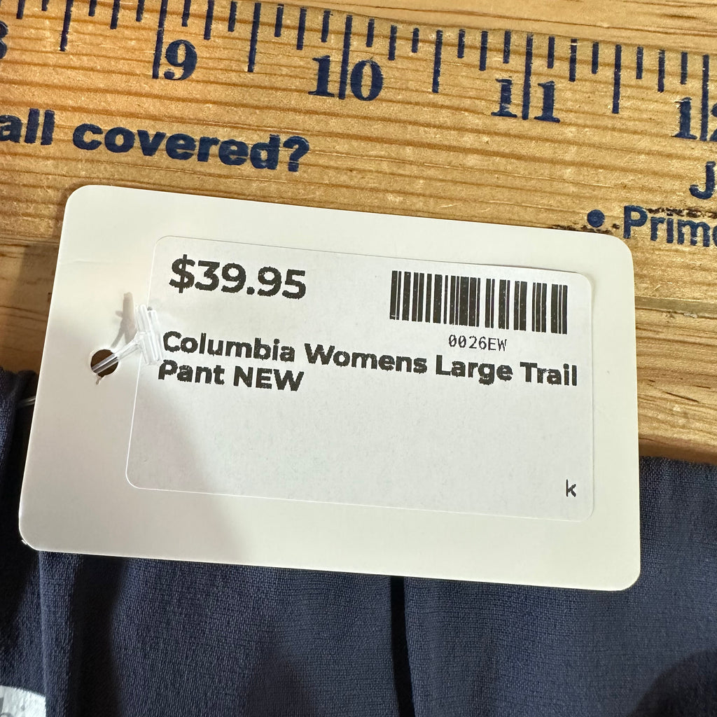 Columbia Trot Trail Pants Womens Large Blue pants NEW