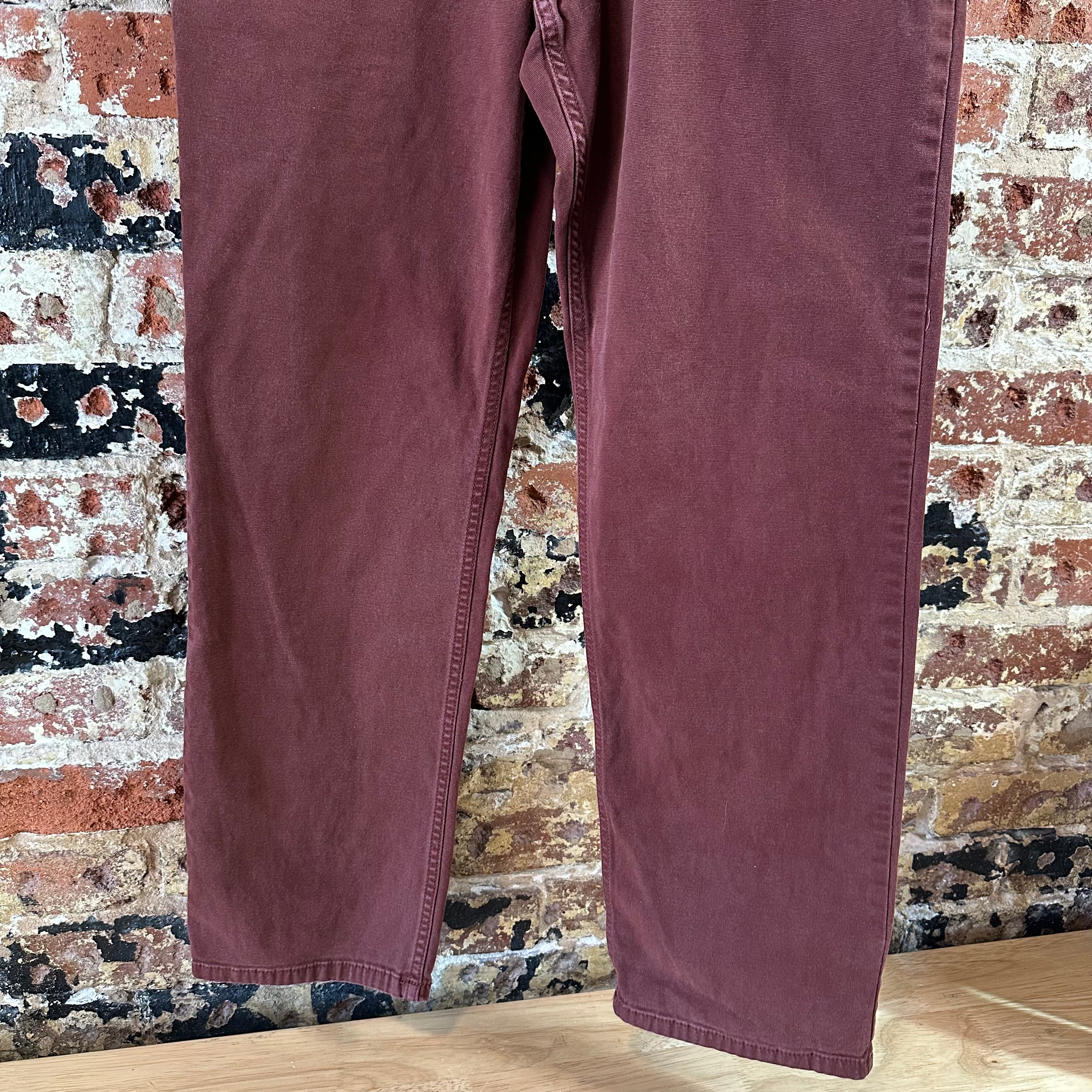 Carhartt Mens 30x32 Reddish Pants