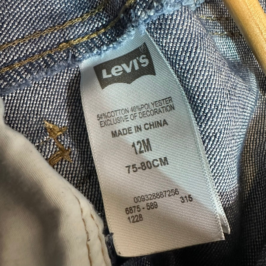Levi's Jean Bib Overalls 12M