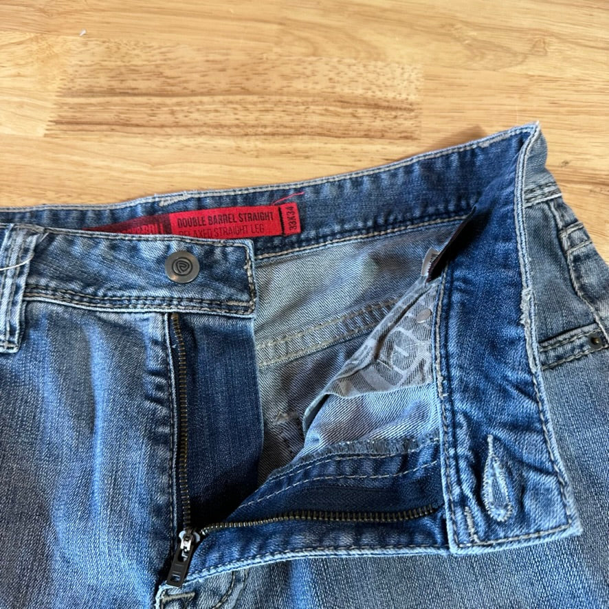 Rock & Roll Mens 33x34 Blue Jeans