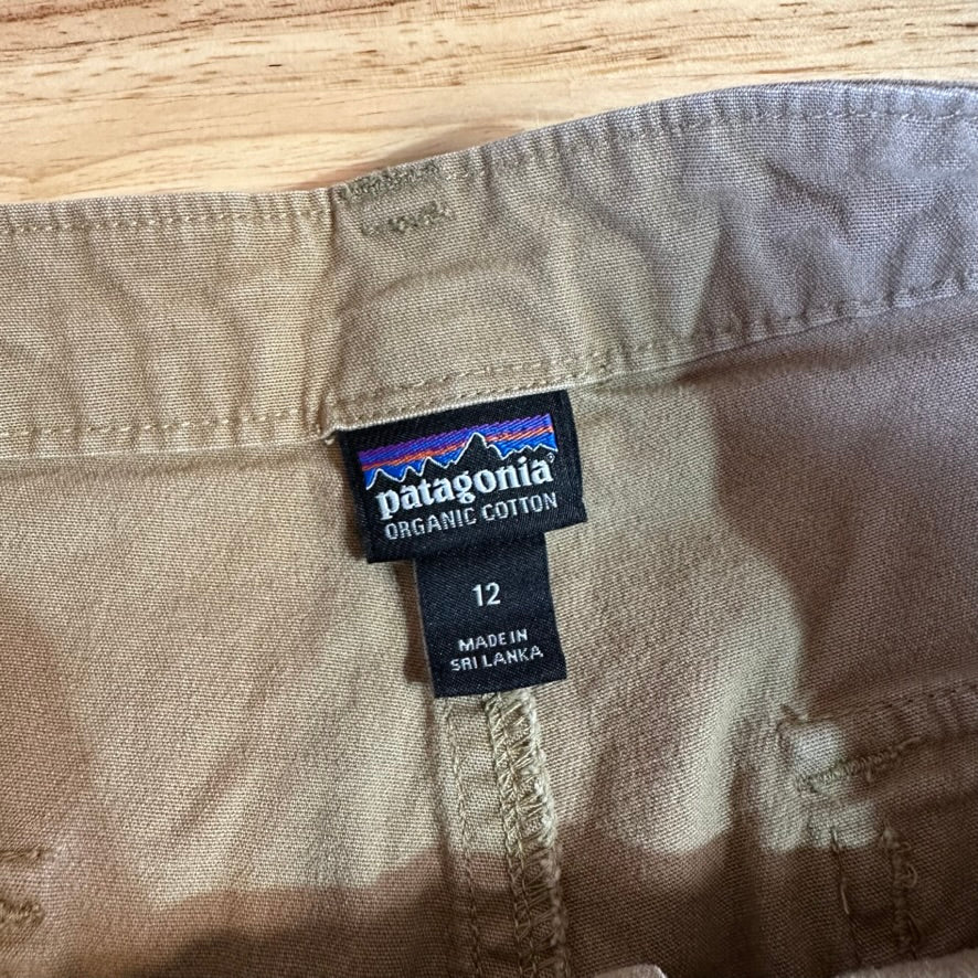 Patagonia Womens 12 Tan Shorts