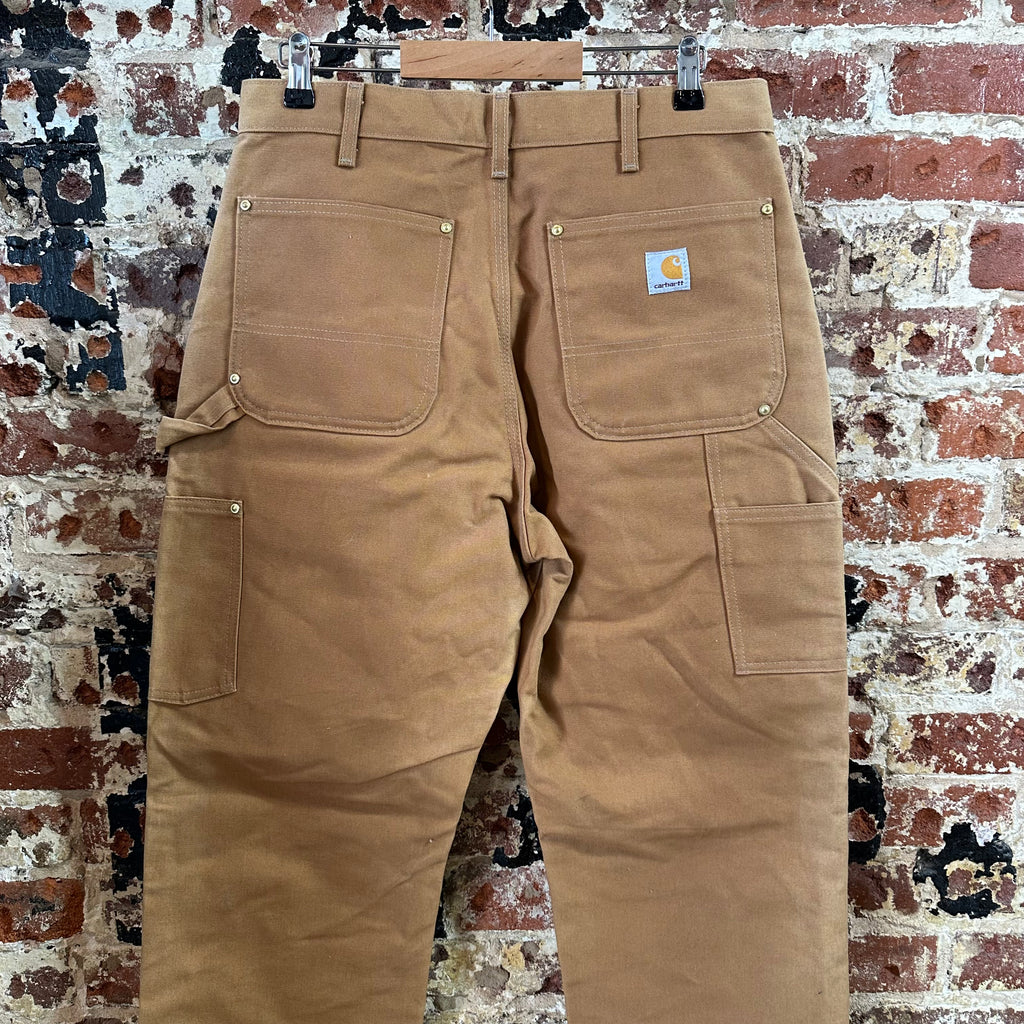 Carhartt B01 BRN Mens 32x34 Double Knee Pants