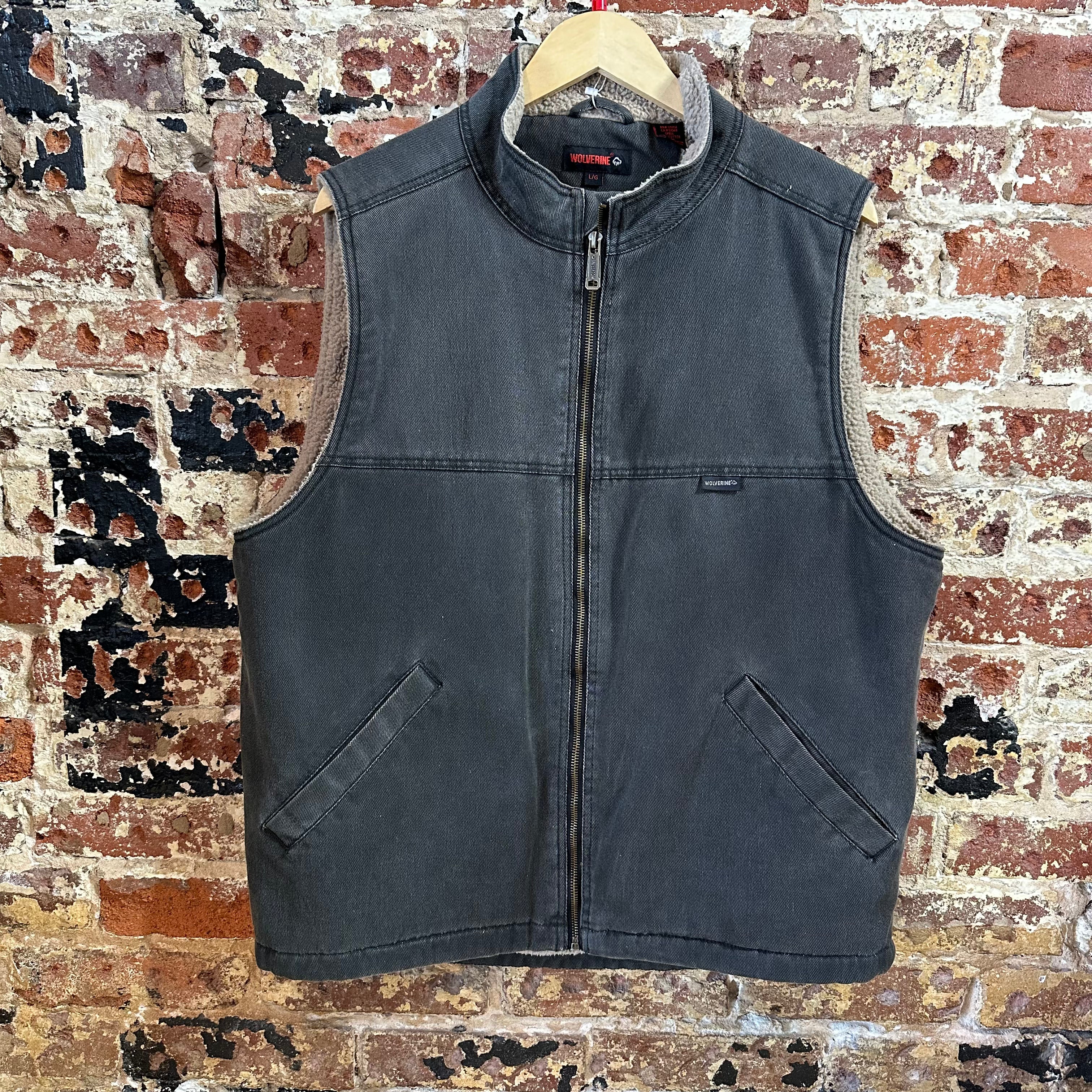 Wolverine Mens Large Gray Vest