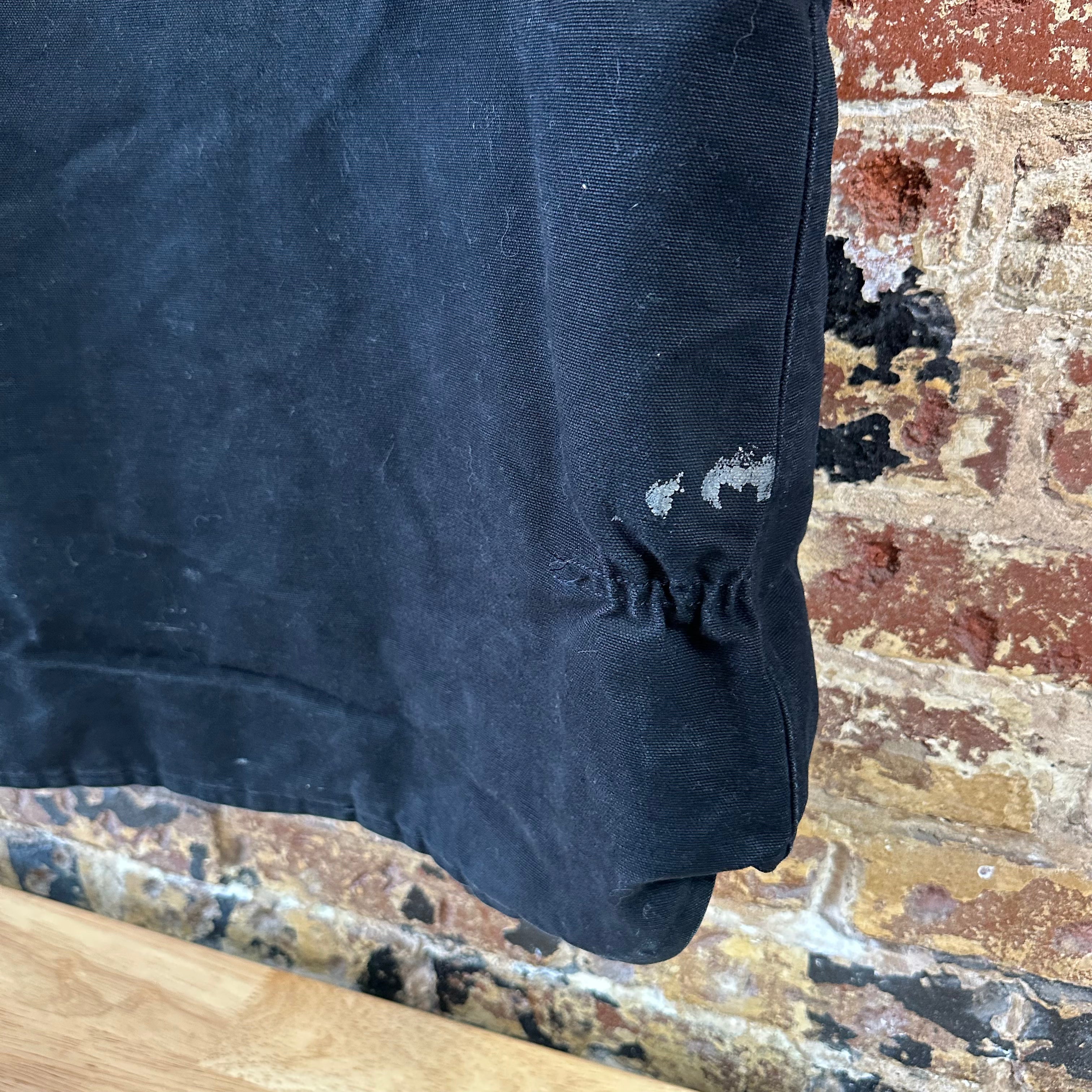 Carhartt Canvas Vest V01 BLK Men's Size 4XL Full Zip Black
