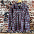 VTG Sears Mens 2XL Long Sleeve Button Up Flannel