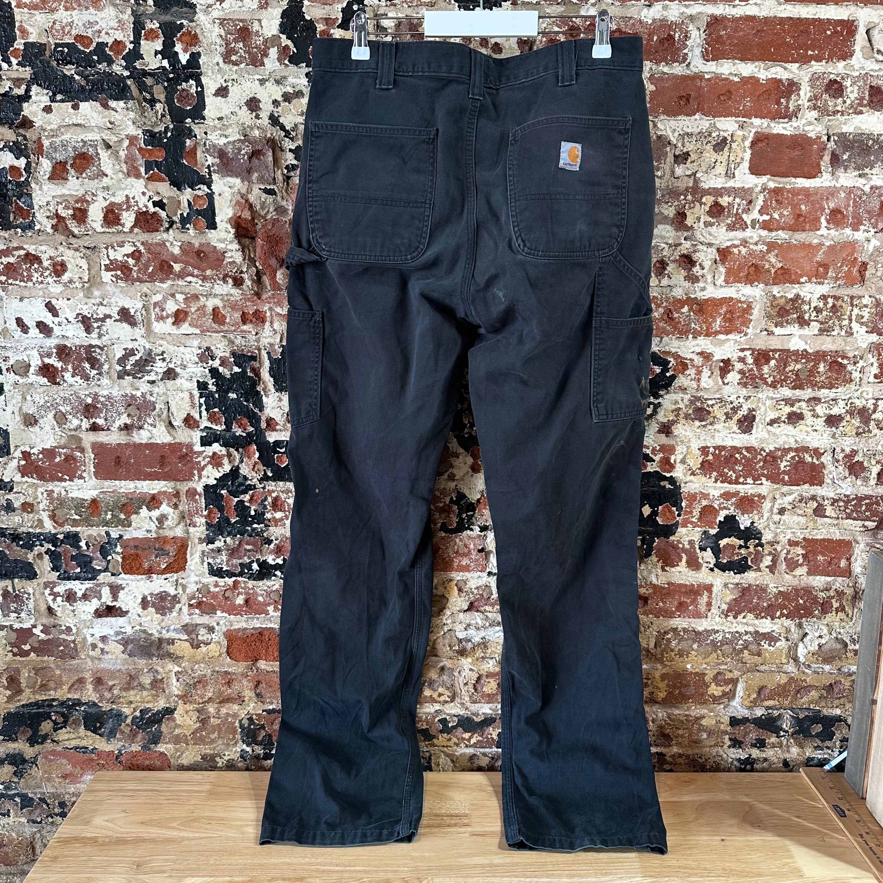 Carhartt Mens 34x36 Black Pants