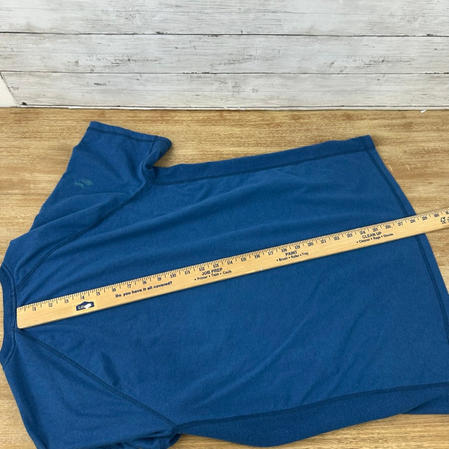 Carhartt Force Men's Medium short Sleeve Relaxed Fit T Shirt Pocket T Blue
