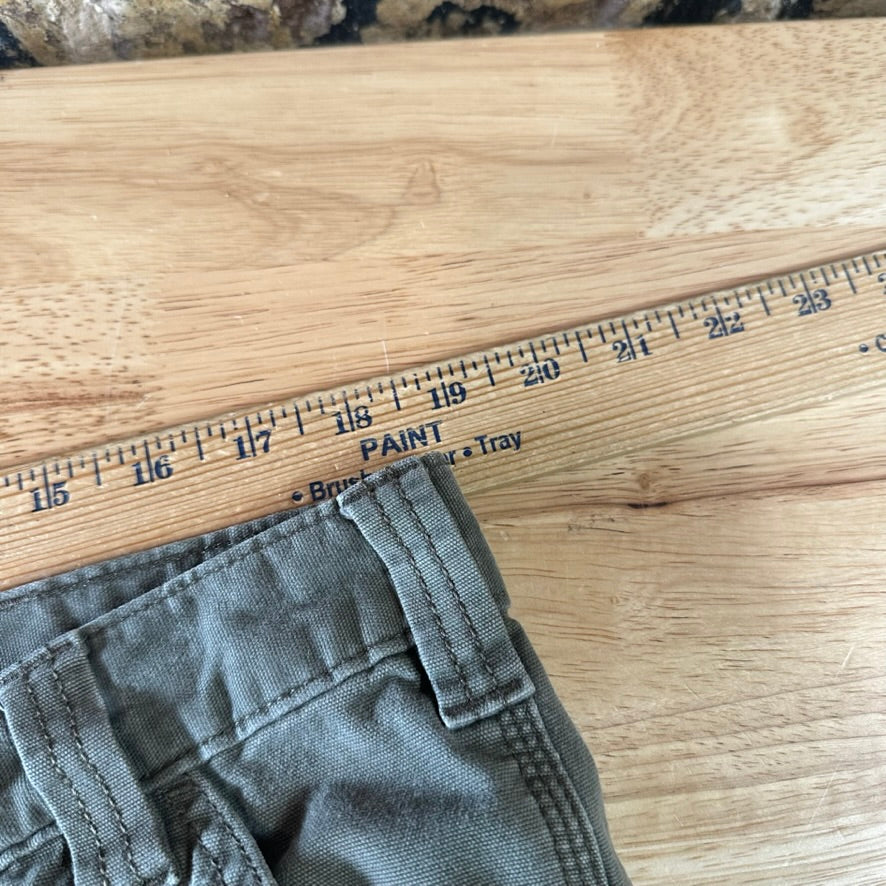 Carhartt Mens 38x34 Green Double Knee Pants