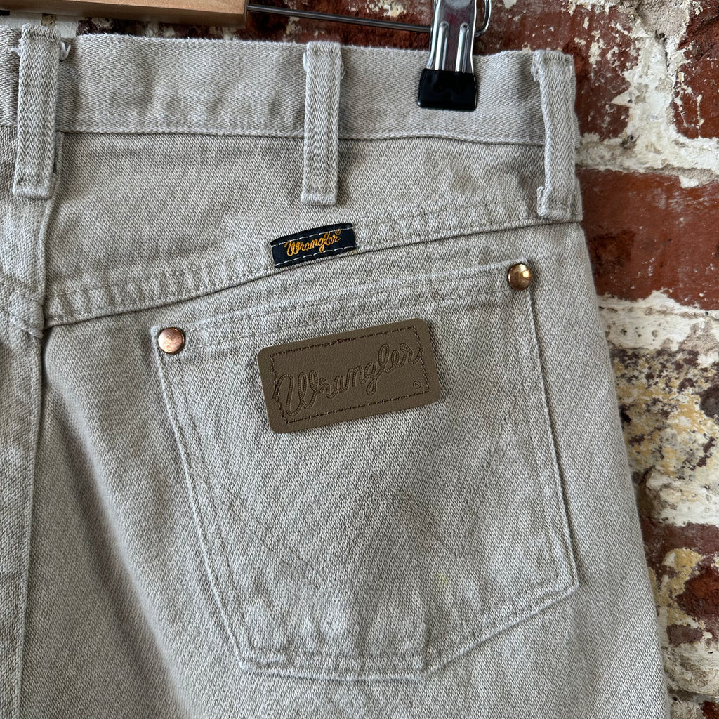Wrangler Jeans 32x36 Tan western rodeo cowboy cut 13mwztn