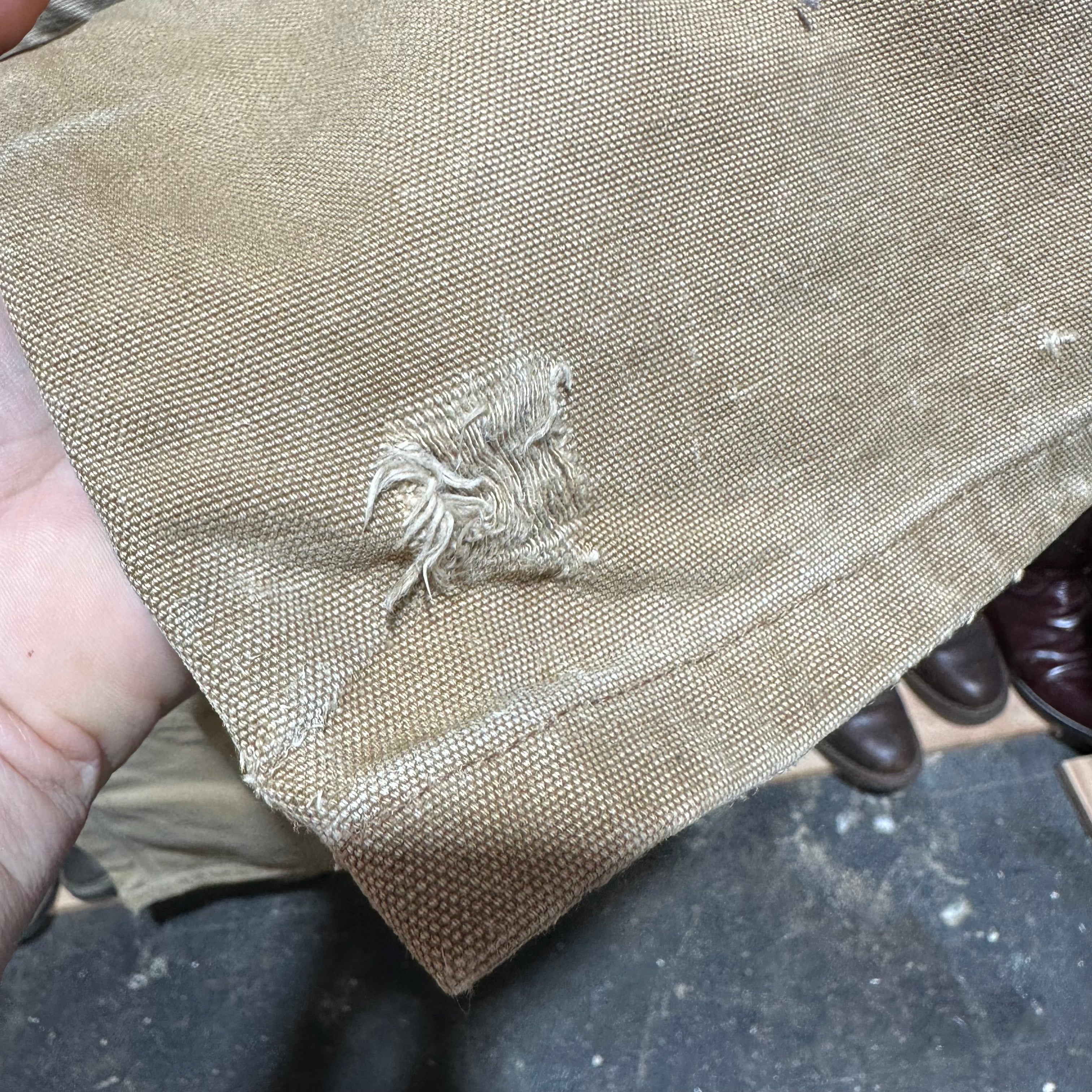 Carhartt R01 Mens 36x32 Brown Bibs