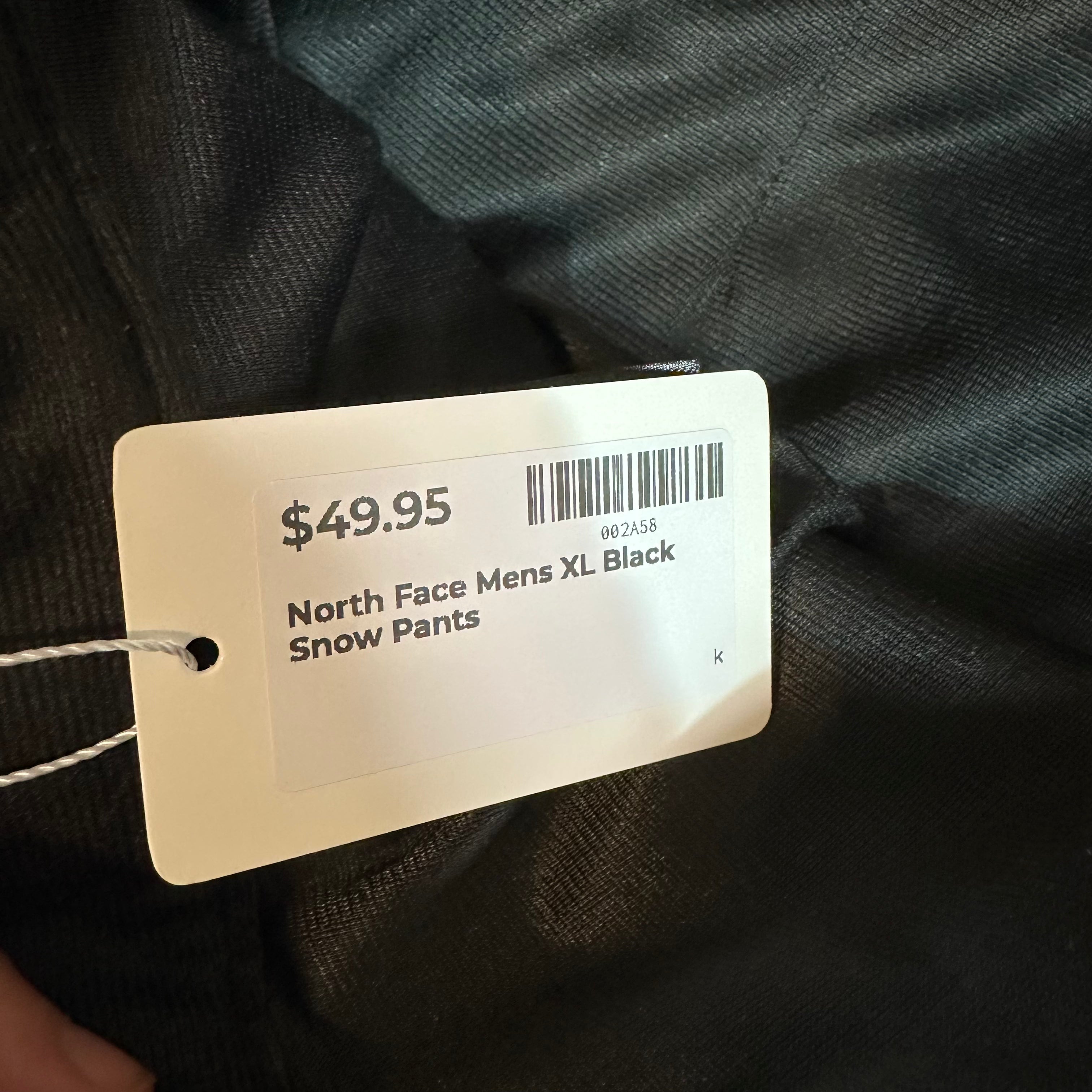 North Face Snow Pants XL Insulated Winter Black