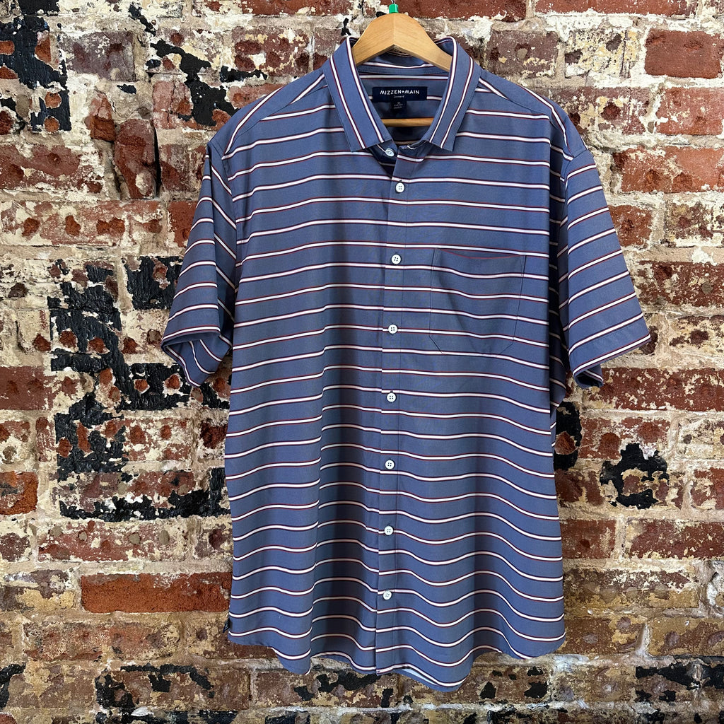 Mizzen Main Mens XL Short Sleeve Button Up