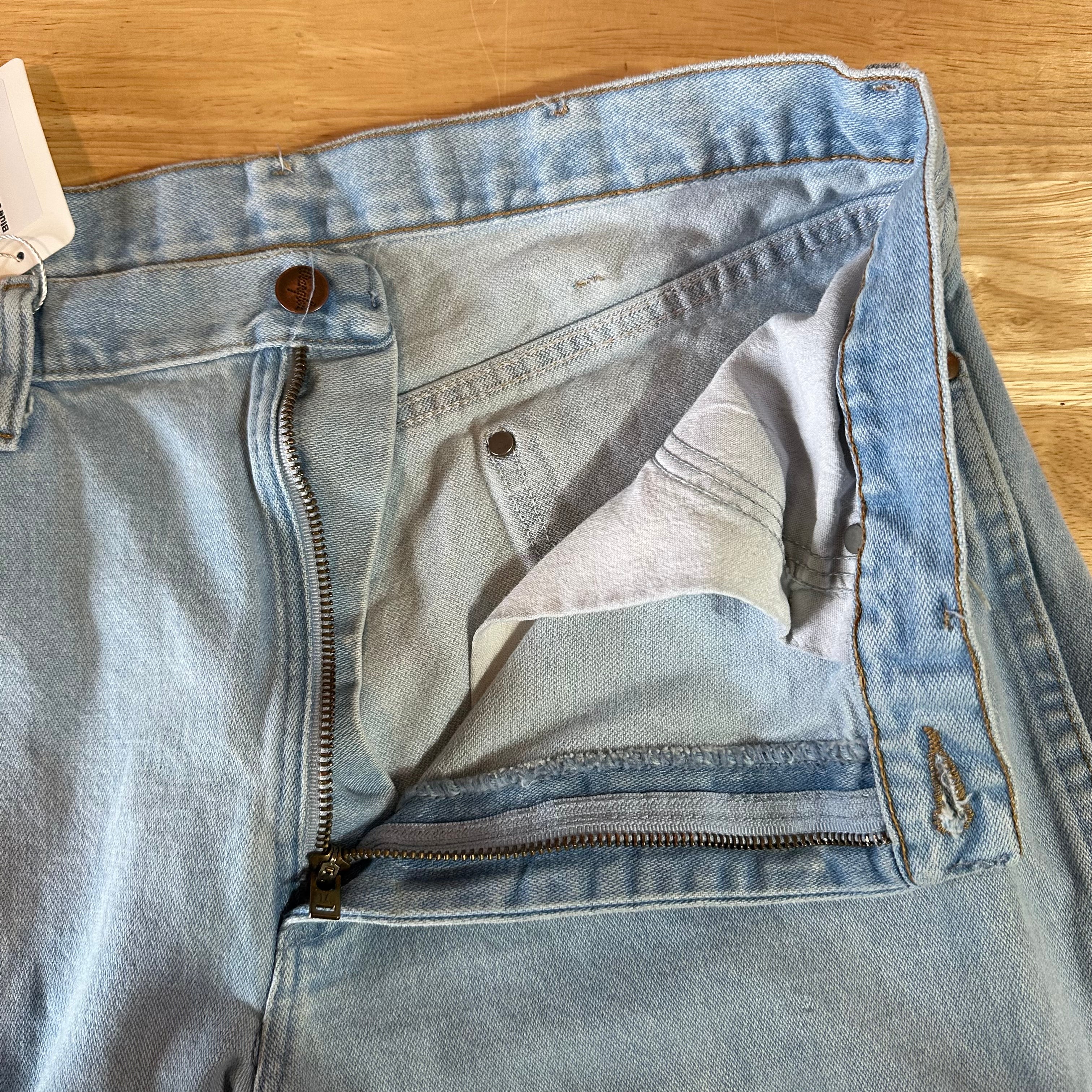Wrangler Mens 34x34 Light Blue Jeans