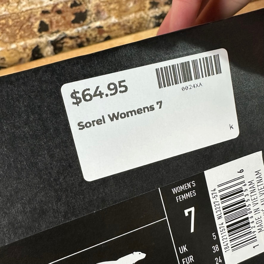 Sorel Women's Kinetic Lace Up Sneakers Shoes Purple Sage Size 7