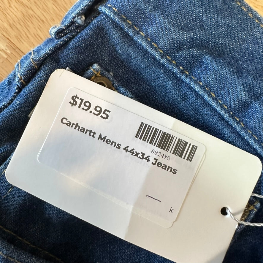 Carhartt Mens 44x34 Jeans