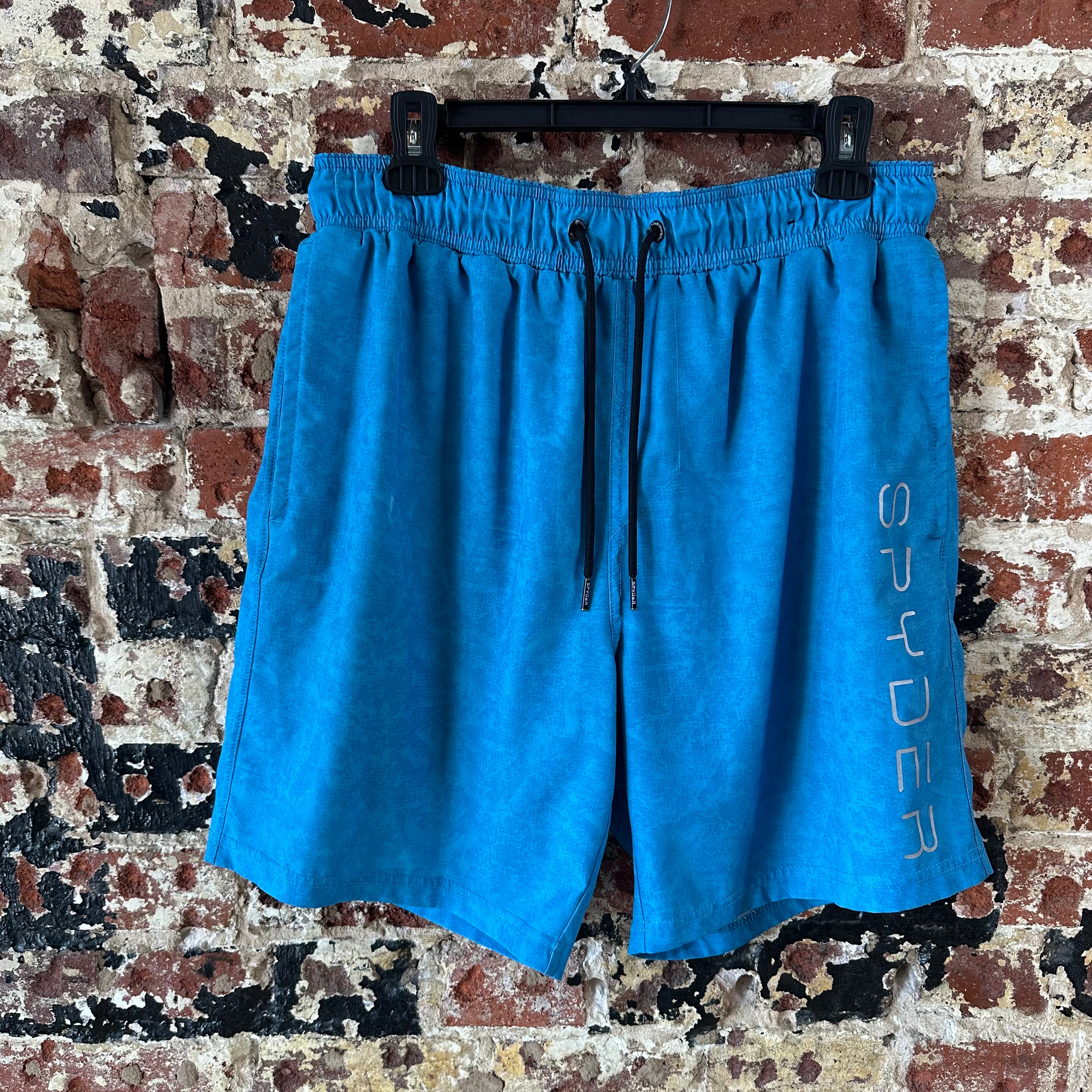 Spyder Blue Shorts Mens Large