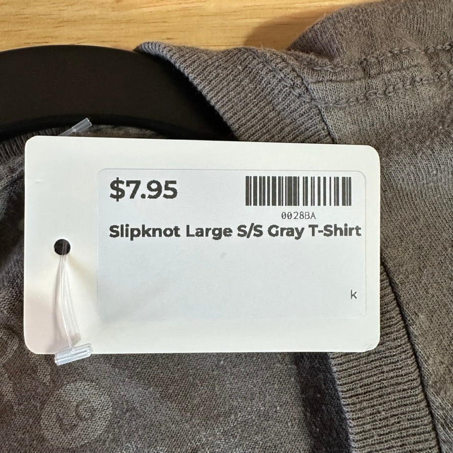 Slipknot Large Gray S/S T-Shirt