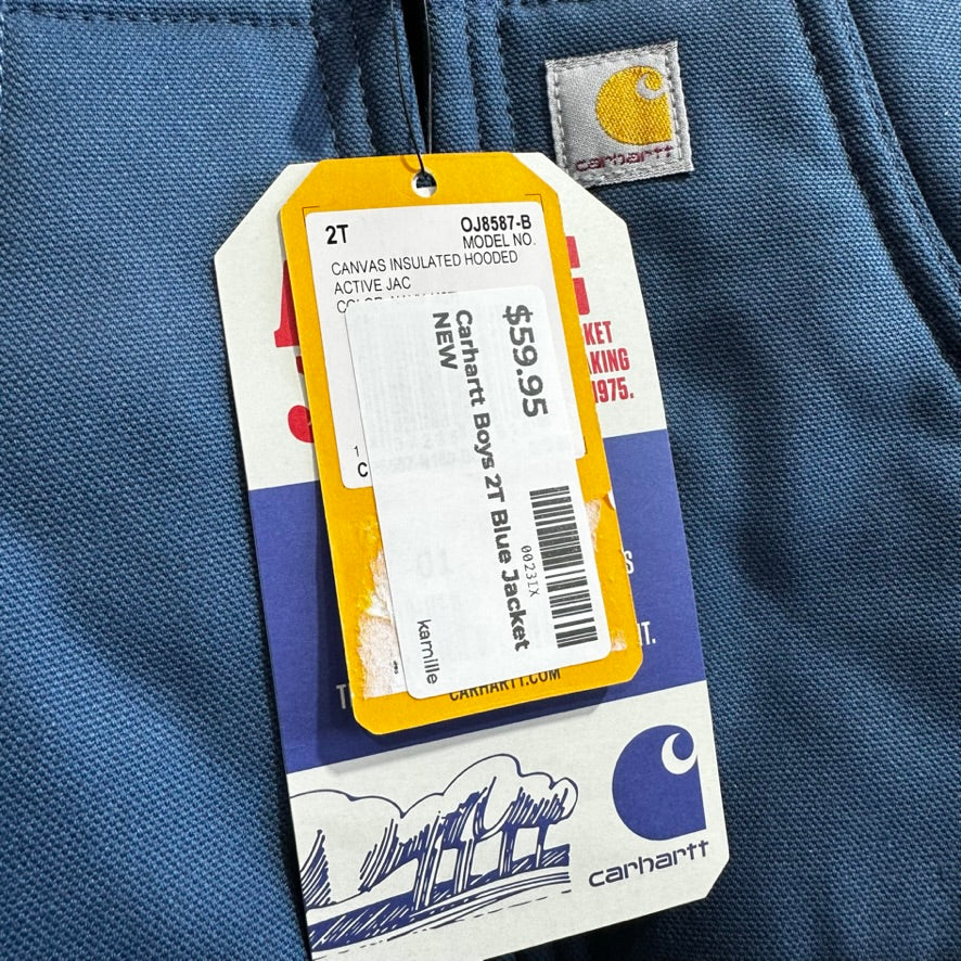 Carhartt Boys 2T Blue Jacket NEW