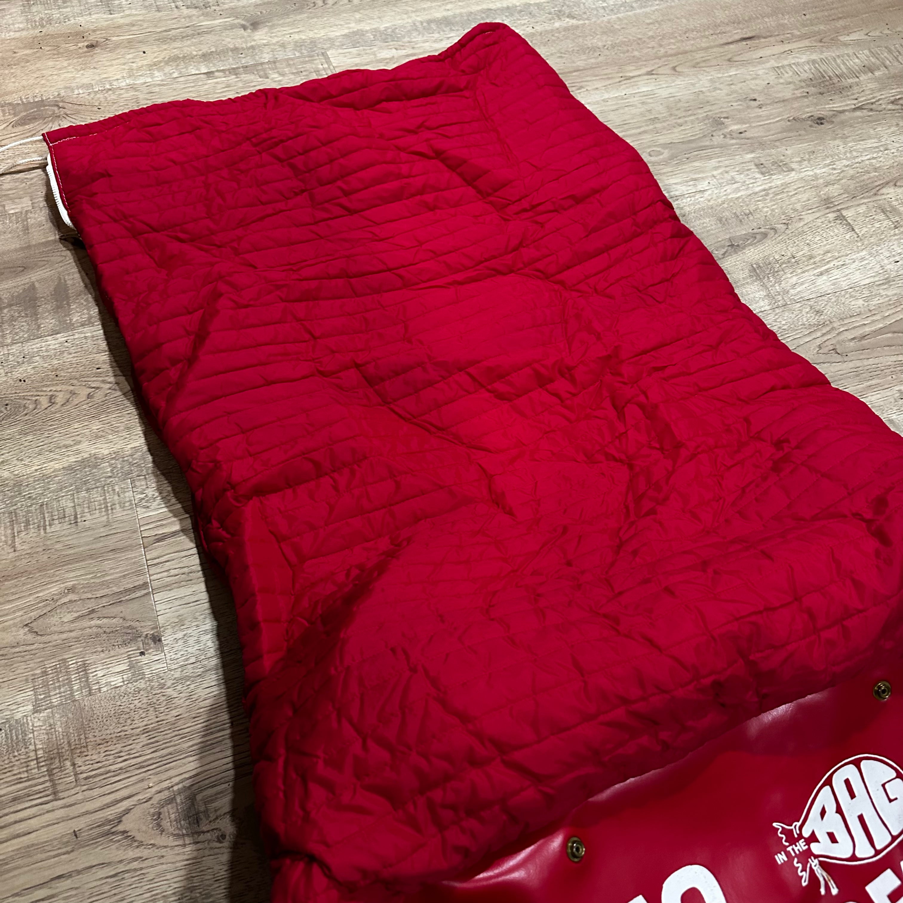RARE 80s Vintage Nebraska Go Big Red Warm Bag game day Carry in the bag