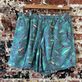 Columbia PFG Swim Mens XL Green Fishing Shorts 5.5 Inch Inseam Fish