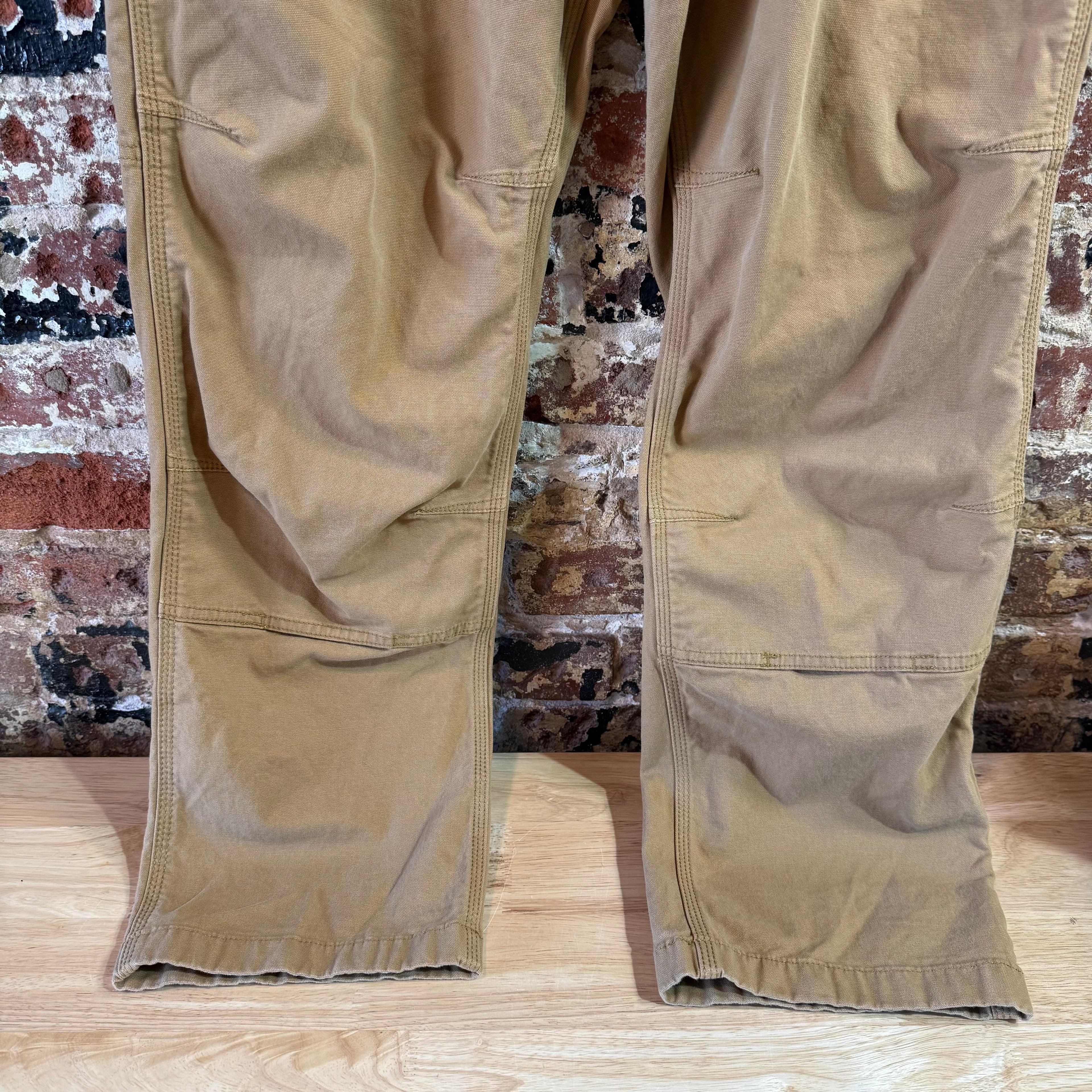 Carhartt Double Knee Brown Pants Mens 36x32