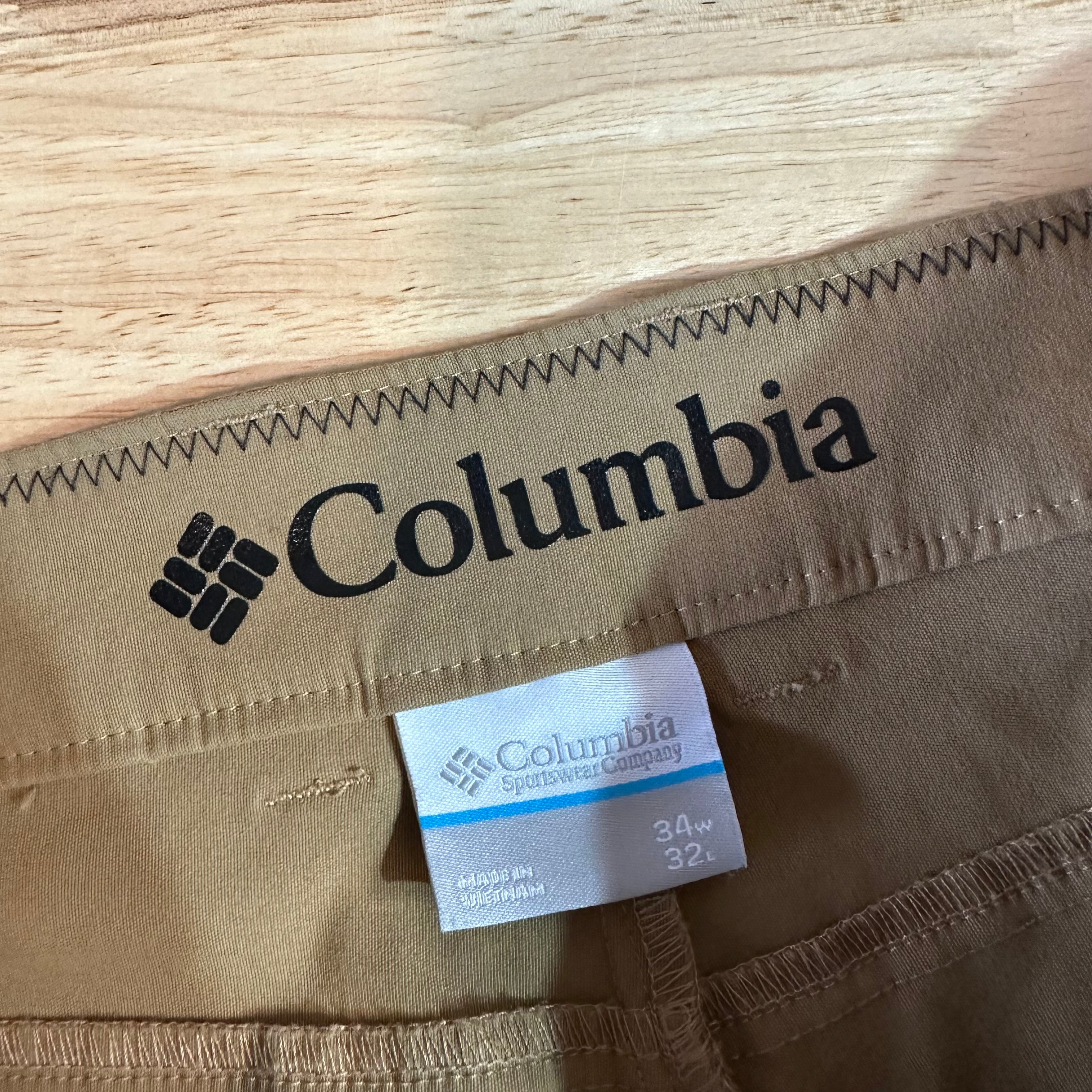 Columbia Mens 34x32 Brown Pants