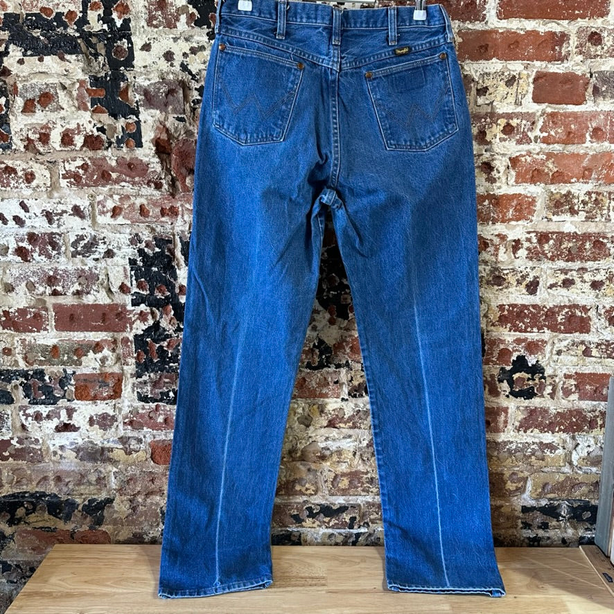 Wrangler Mens 33x36 Blue Jeans