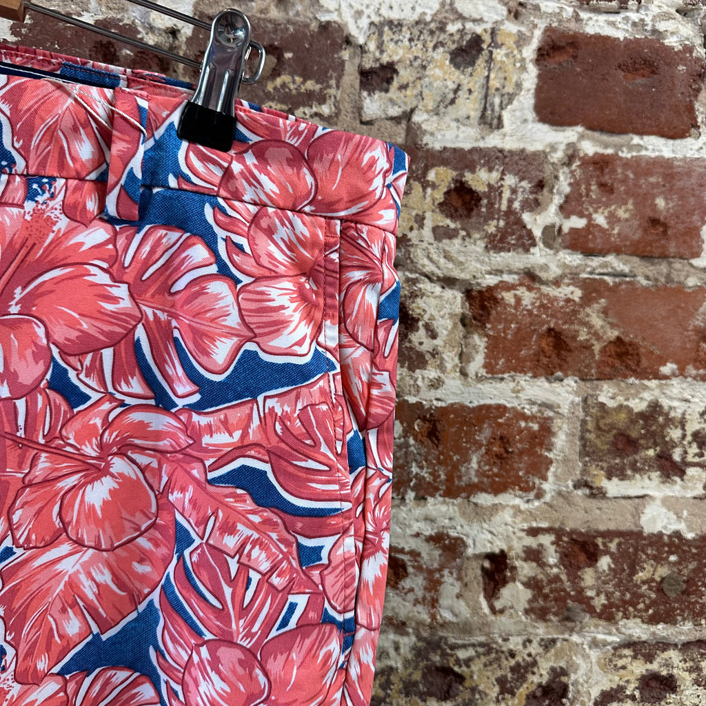Vineyard Vines Shorts Mens 40 Pink Floral Performance Breaker Shorts Golf Preppy