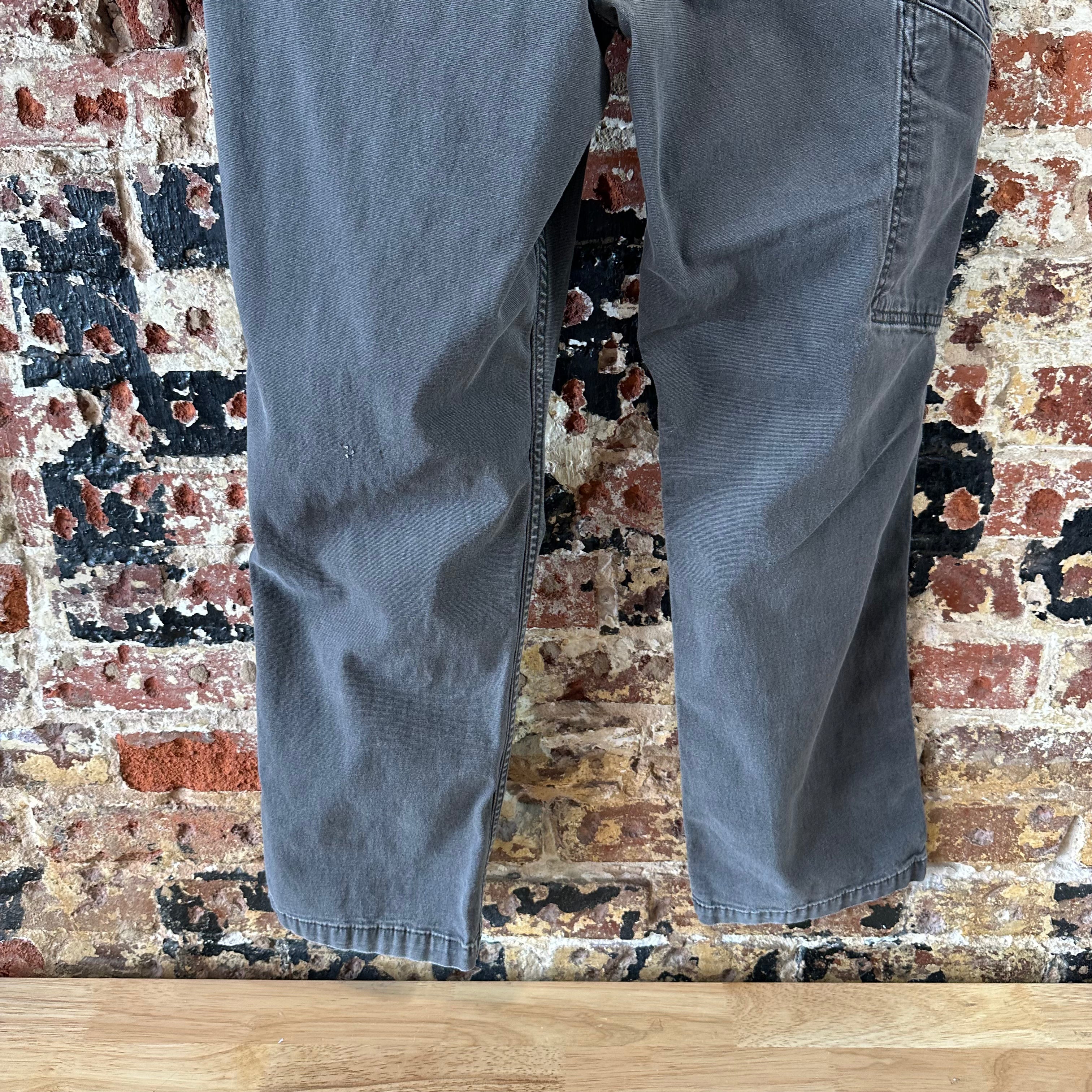 Carhartt Mens 34x30 Gray Pants