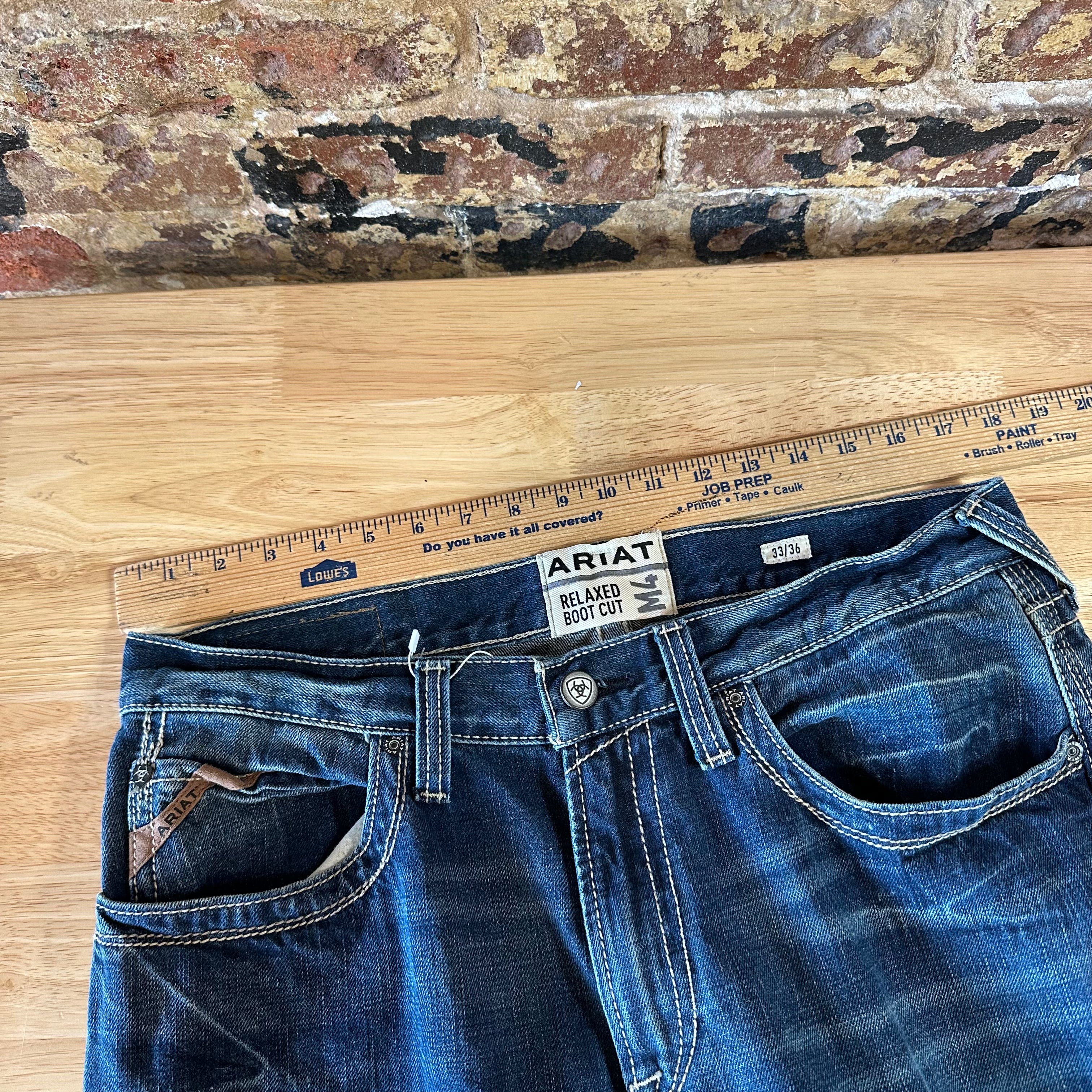 Ariat M4 Mens 33x36 Blue Jeans
