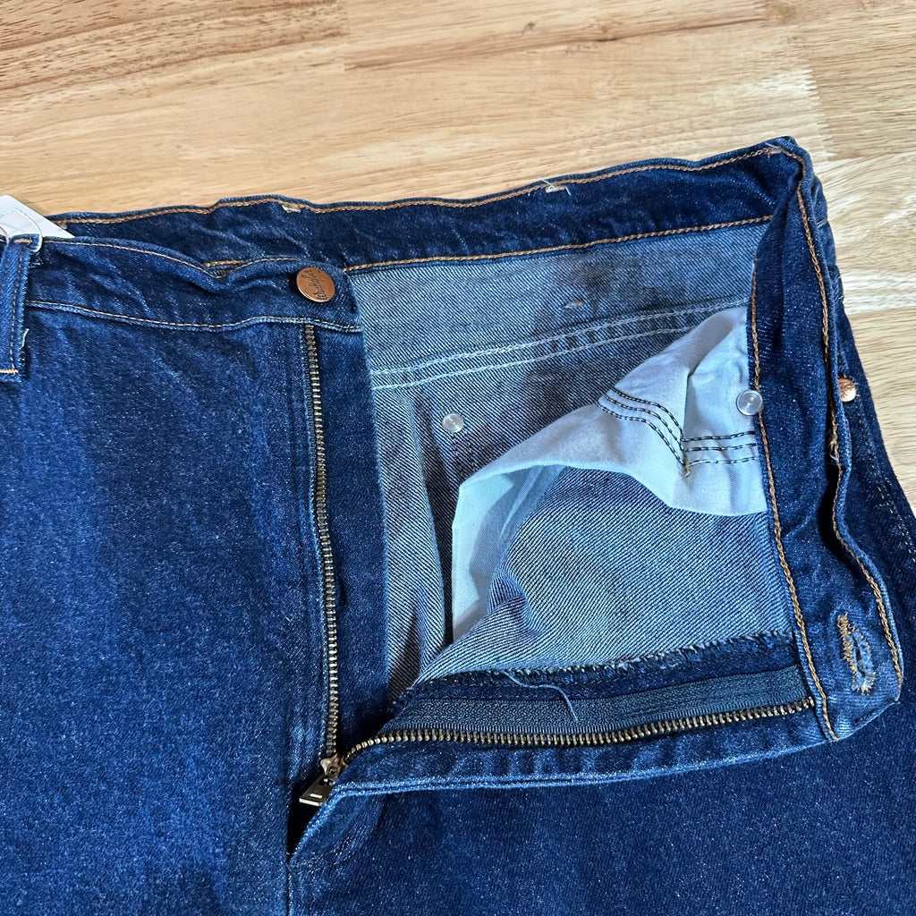 Wrangler Mens 38x32 Blue Jeans